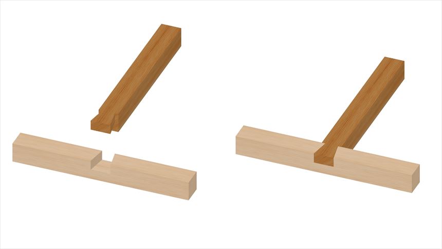 蟻形相欠き接ぎ